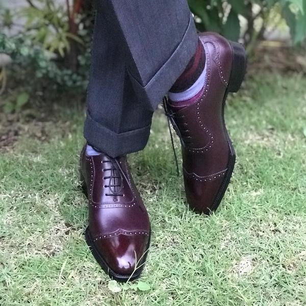 Mens dark purple sales dress shoes