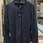 Dark Navy Stretch-Cotton Long Sleeves Shirt - SS092