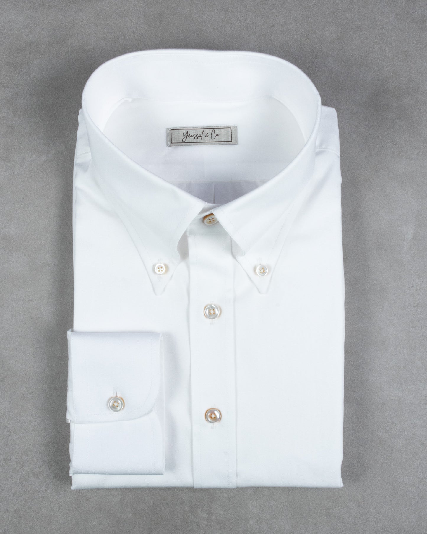 White Oxford Cotton Shirt MSC3039