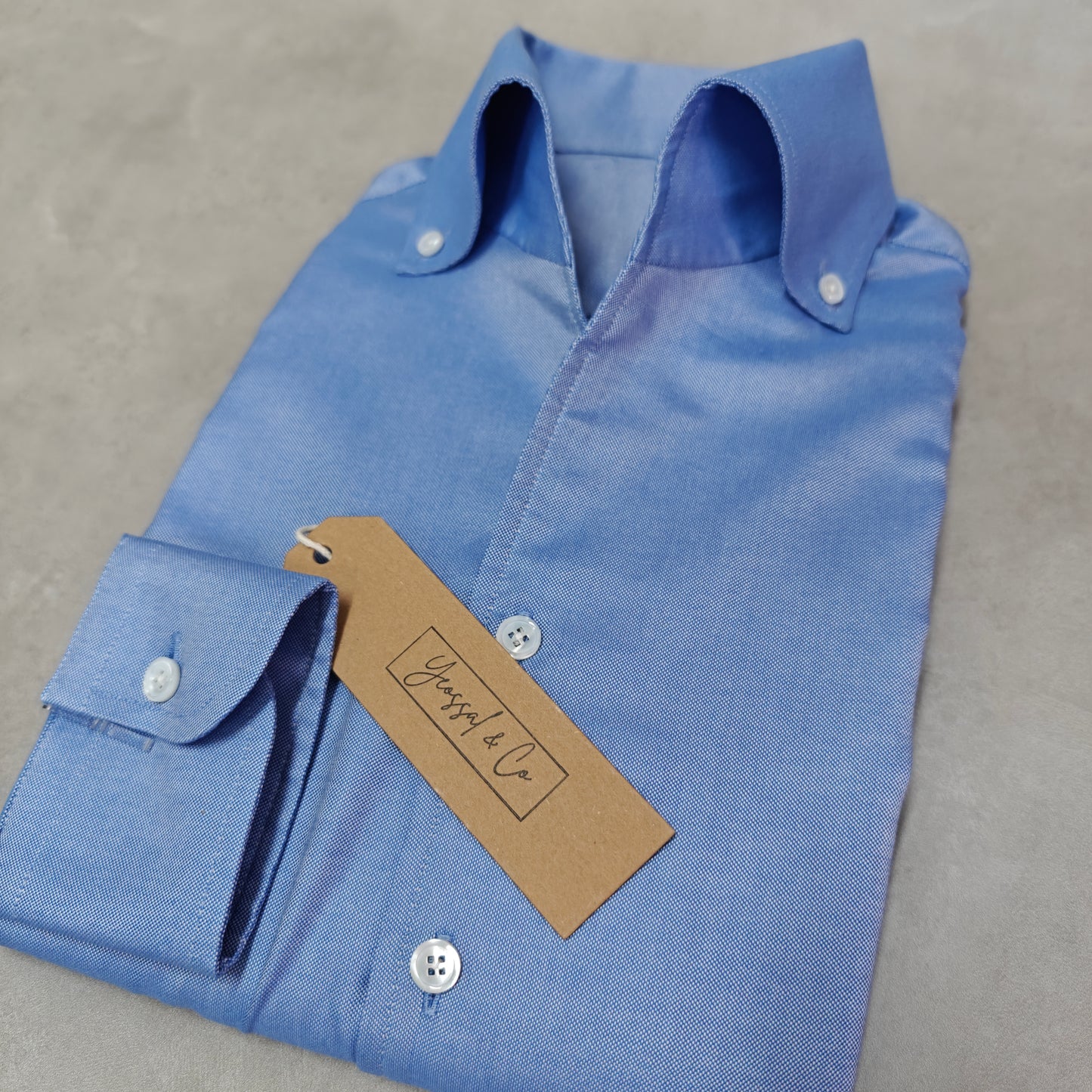 Pinpoint Oxford Cotton Long Sleeves Shirt - SS099