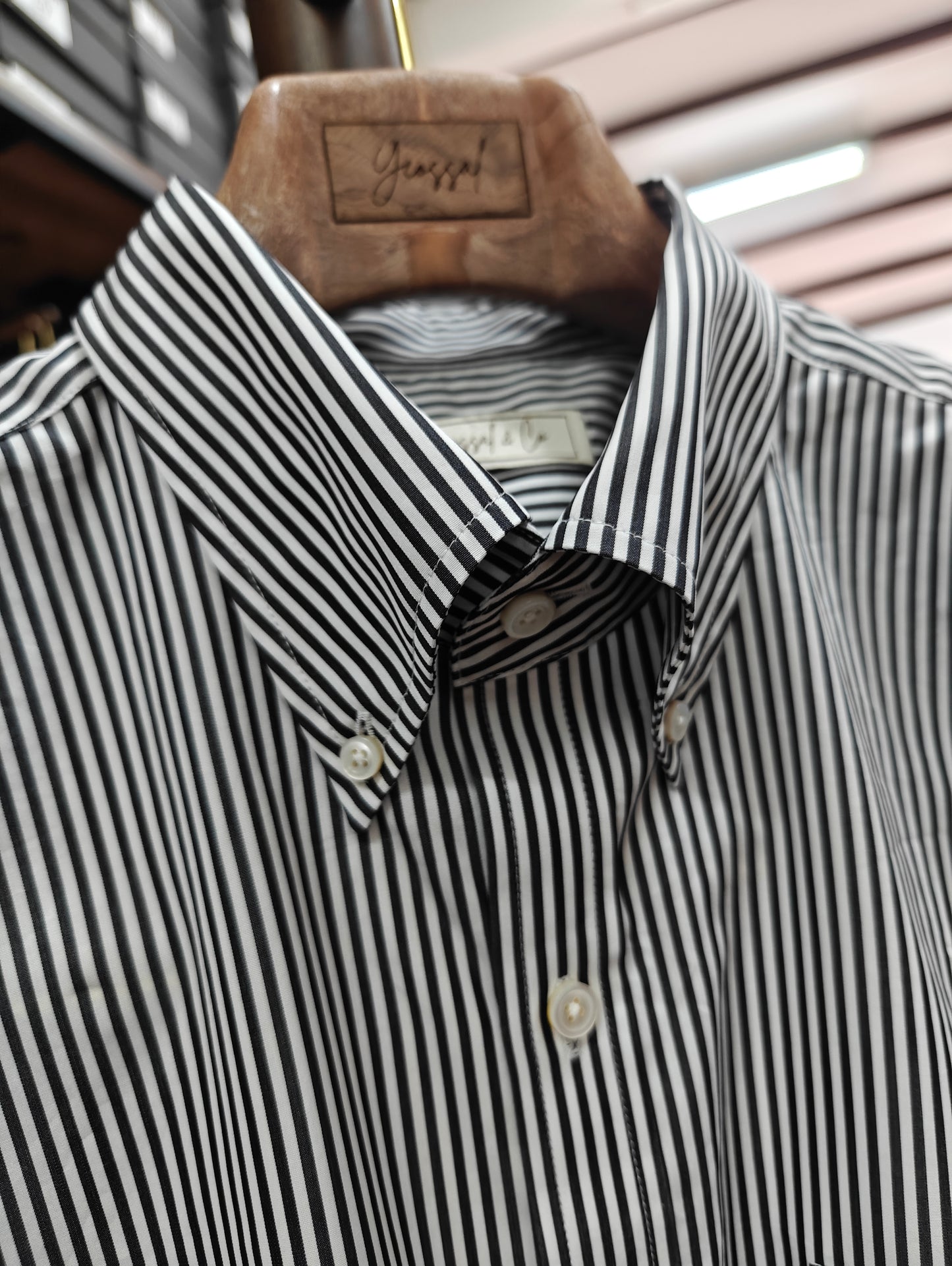 Soktas Stripe Poplin Cotton Long Sleeves Shirt - SS098