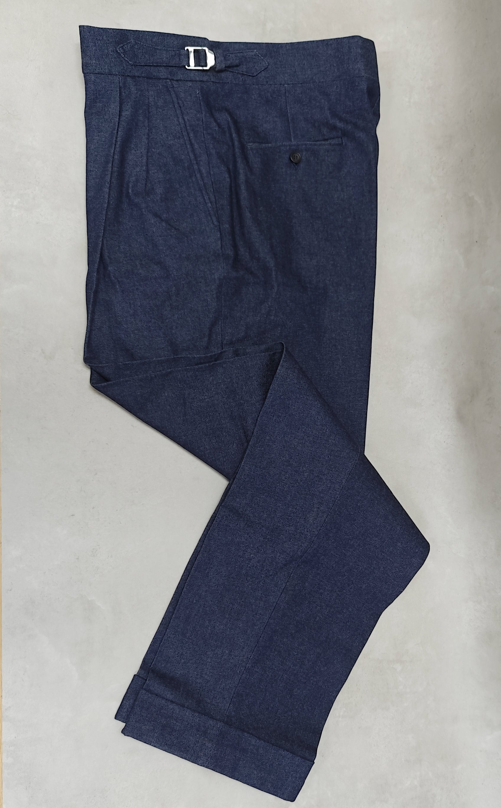 Brezza Blue Denim Trousers  - ST140