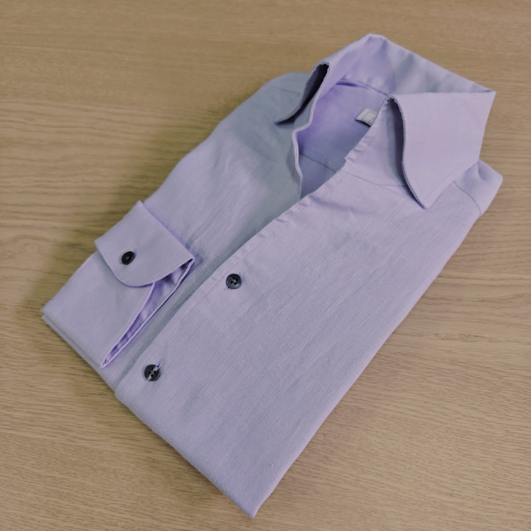 Violet Linen Long Sleeves Shirt - SS108