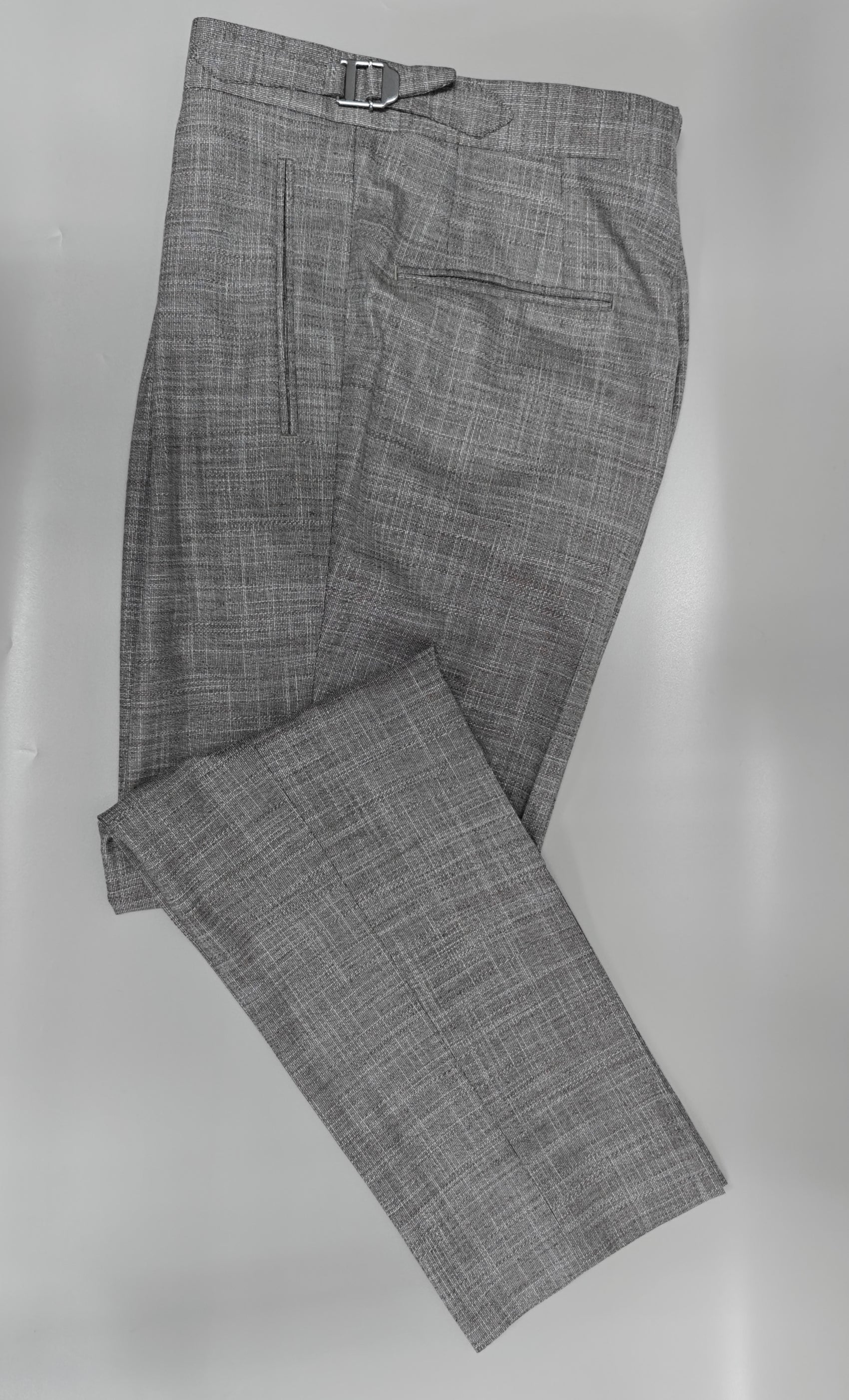 (Soft Casual) Bamboo,Wool,Linen Blend Trousers  - ST146