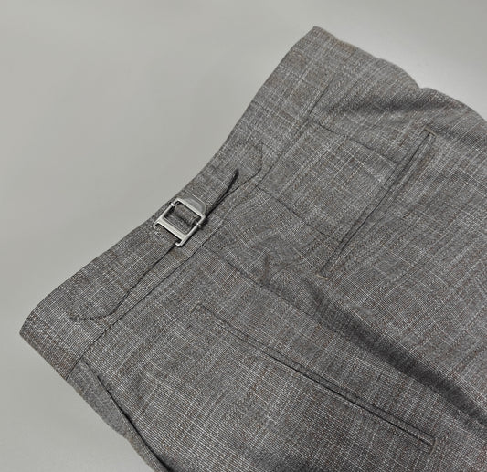 (Soft Casual) Bamboo,Wool,Linen Blend Trousers  - ST146