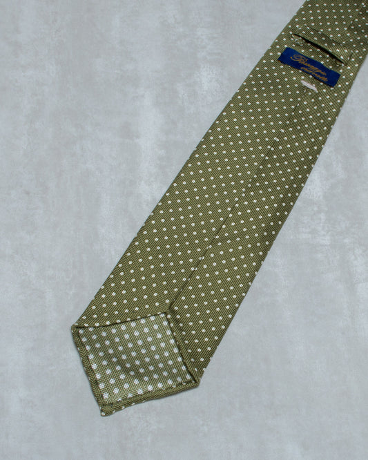 Handmade Vintage 7-Fold Silk Tie #1394