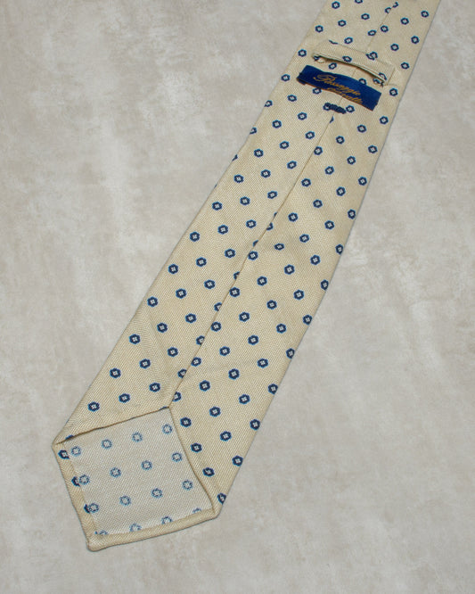 Handmade Vintage 7-Fold Linen Tie #1413