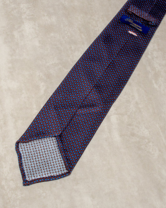 Handmade Vintage 7-Fold Silk Tie #1466