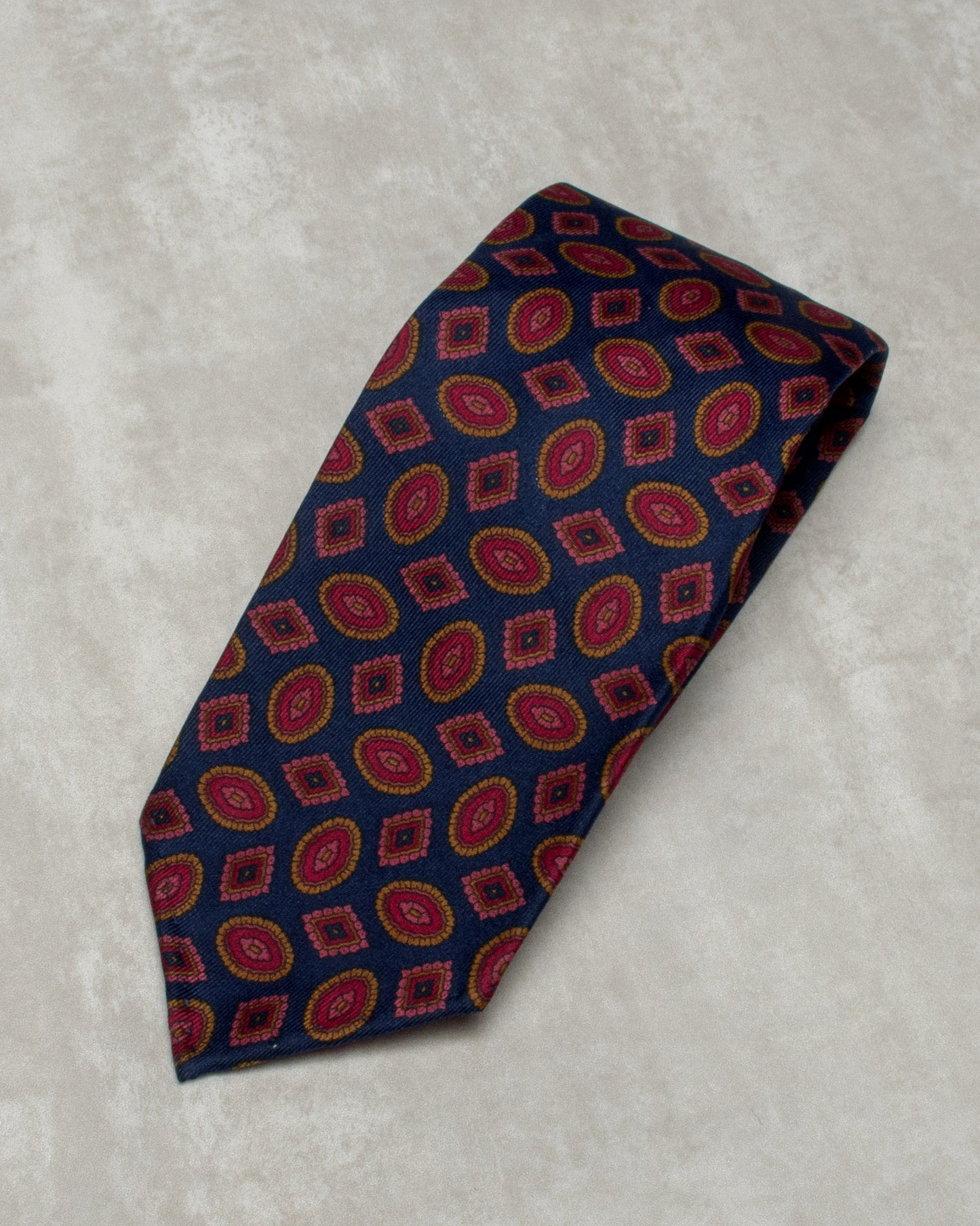 Handmade Vintage 7-Fold Tie #X001