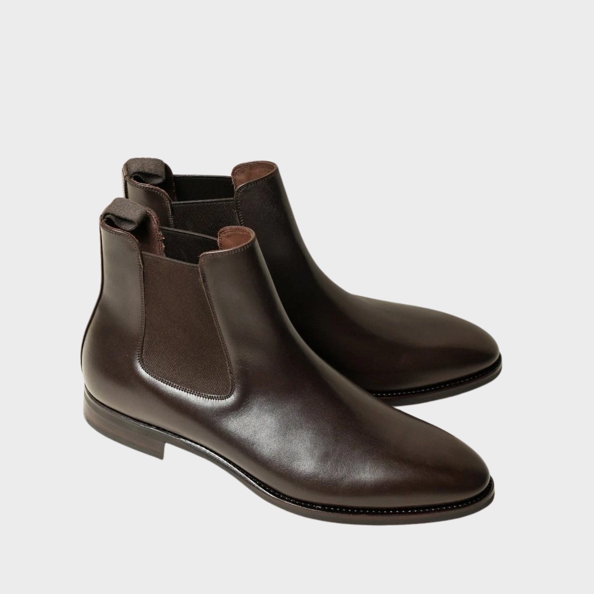 TLB Artista Chelsea Boot Dark Brown suede