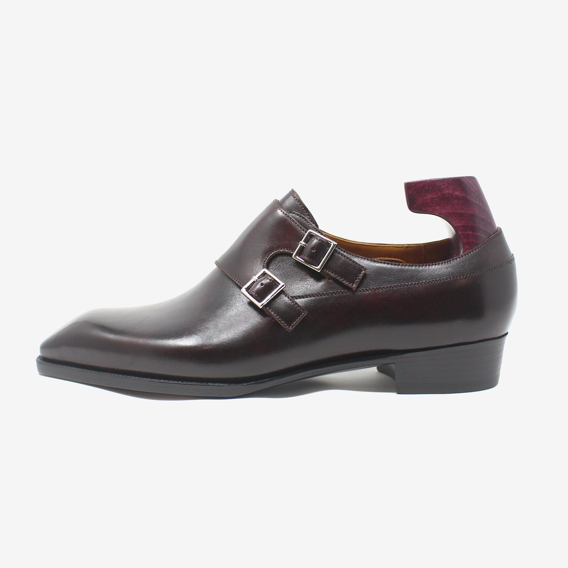 Double monk strap on sale brogues